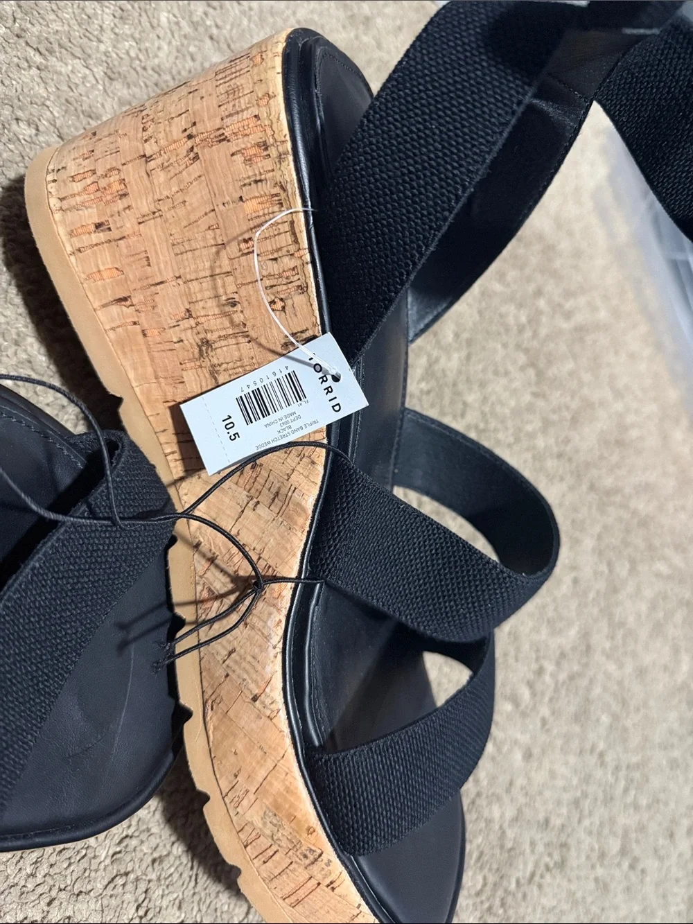 Torrid- Triple Band Stretch Wedge (WW)